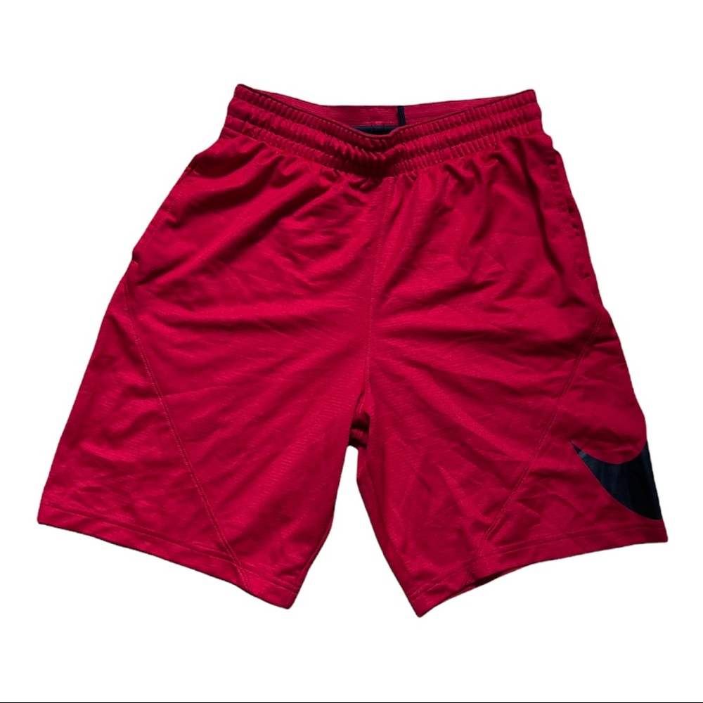 Nike | Kids Red Elastic Band Athletic Shorts